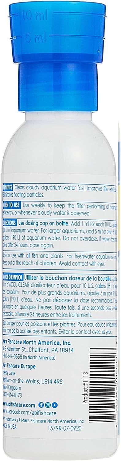 API Accu-Clear (Clears Cloudy Aquarium Water)