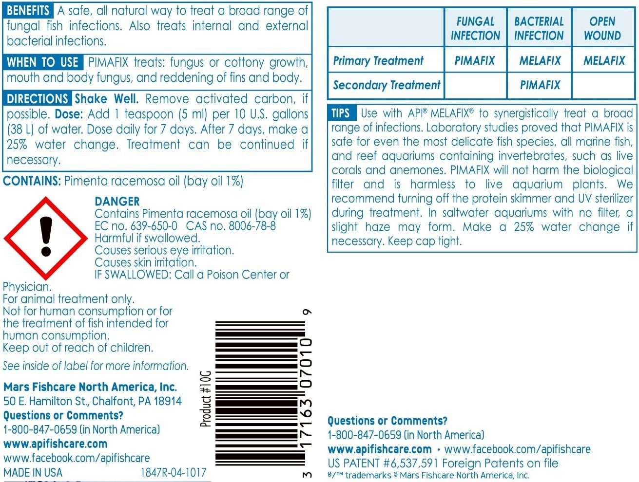 API Pimafix (Treats Fungal Infections)