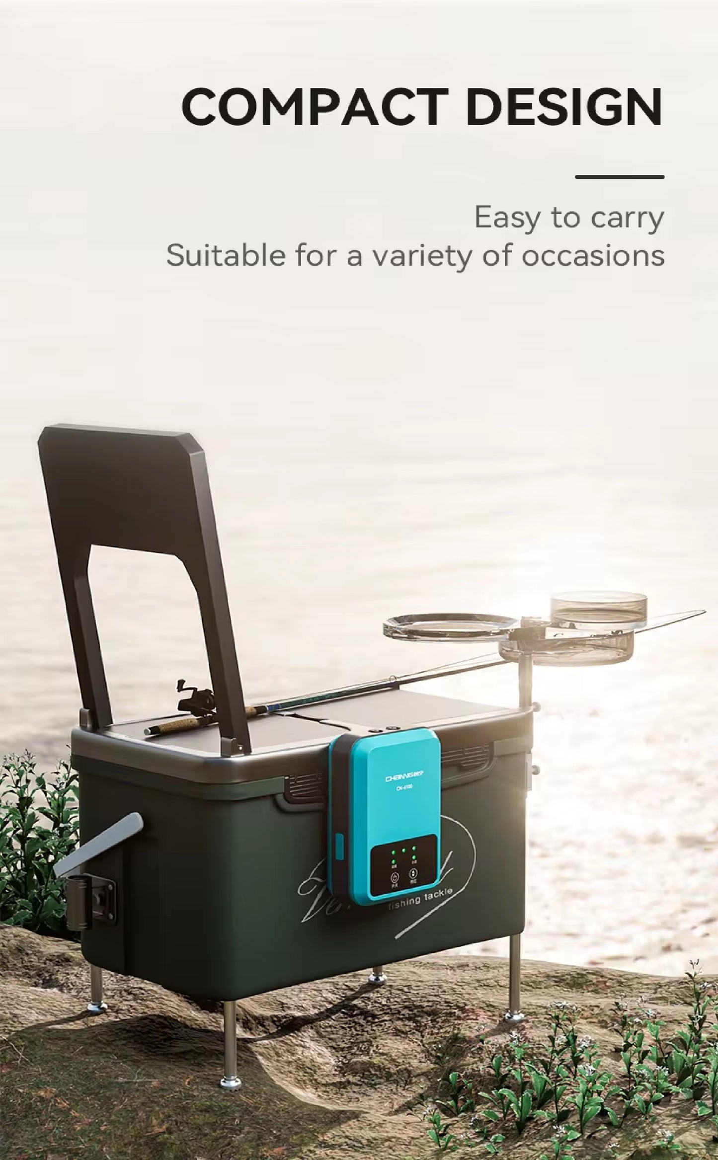 CHANING Rechargeable Aquarium Air Pump (AC/DC) with Type C charger