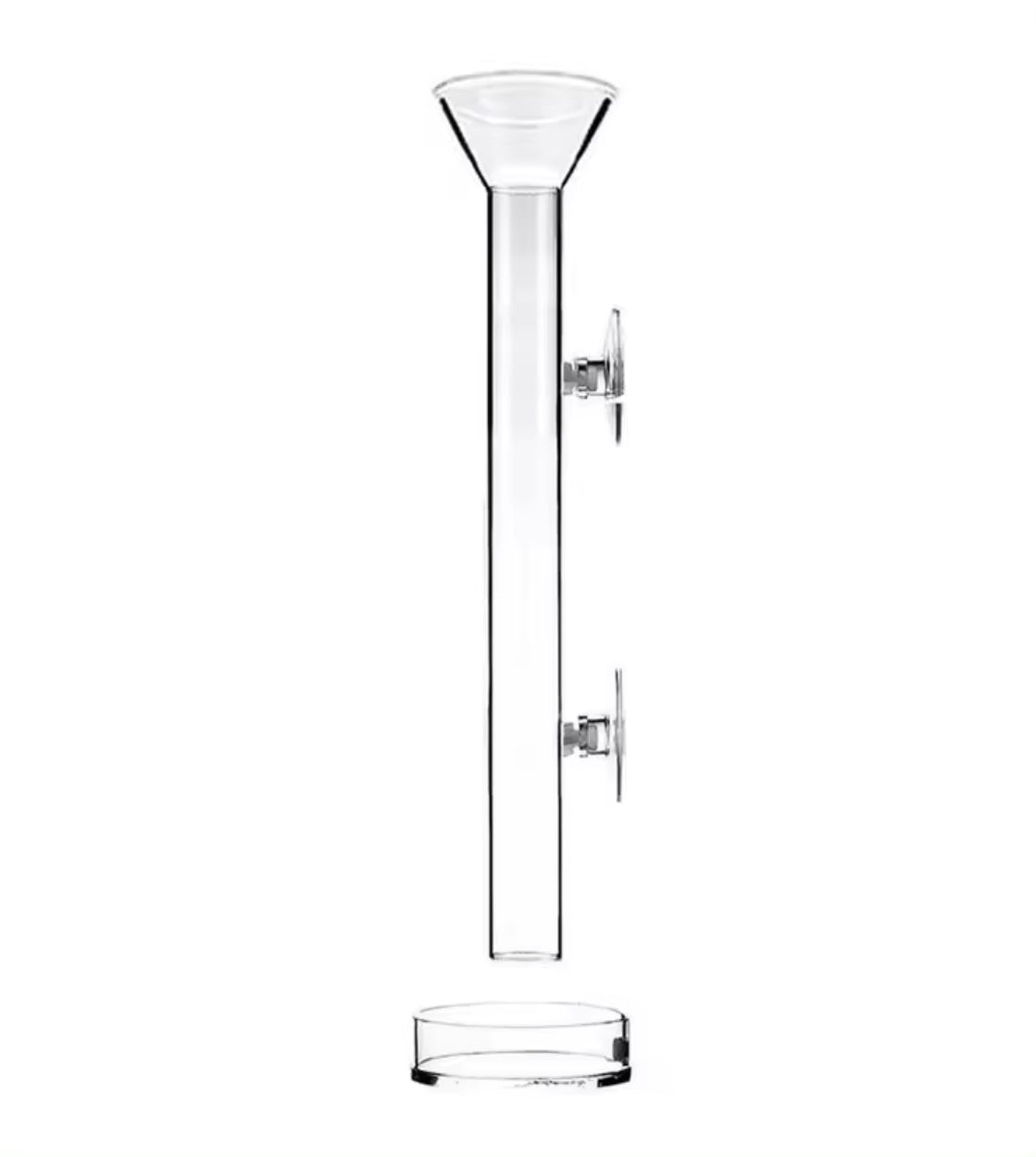 Aquarium Shrimp Feeder Tube with Dish