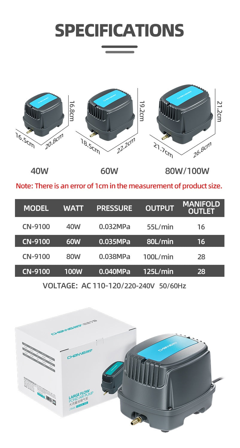 CHANING Pond Airpump