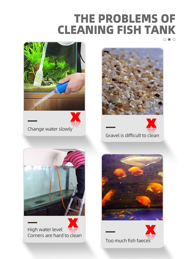 CHANING Intelligent Water Changer / Aquarium Cleaner (CN-870 30watts) - 2000L/H