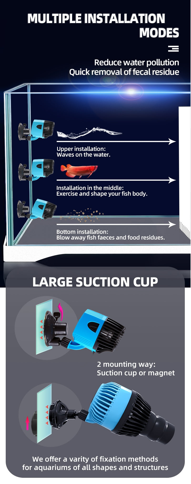 CHANING Wave Maker for Aquarium