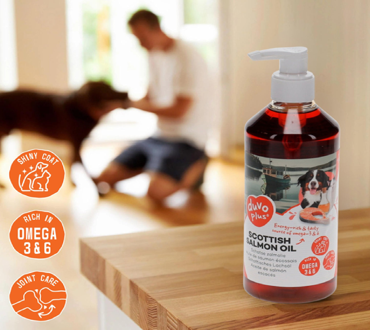DUVO Plus Scottish Salmon Oil for Cats & Dogs 500ml