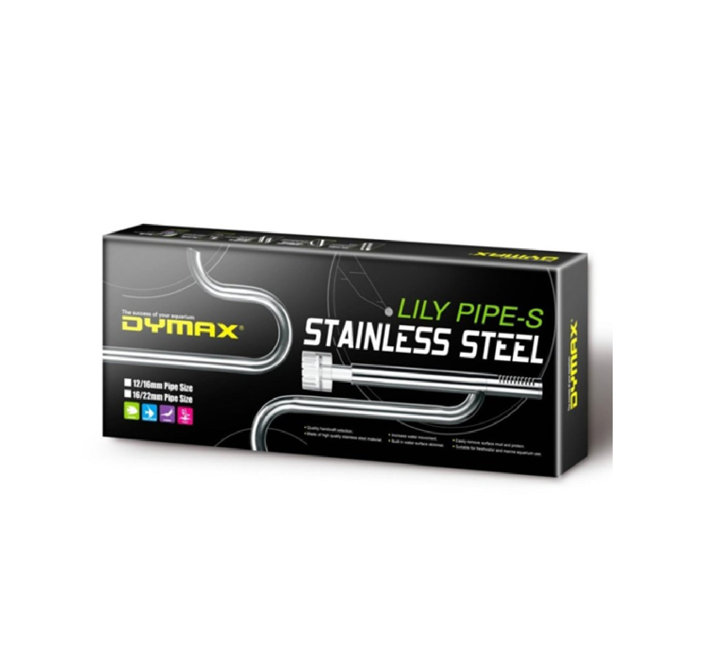 DYMAX Stainless Steel Lily Pipe (with and without skimmer)
