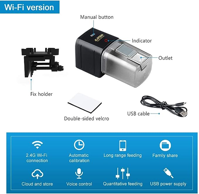 ILONDA L88 Wifi Auto Fish Feeder