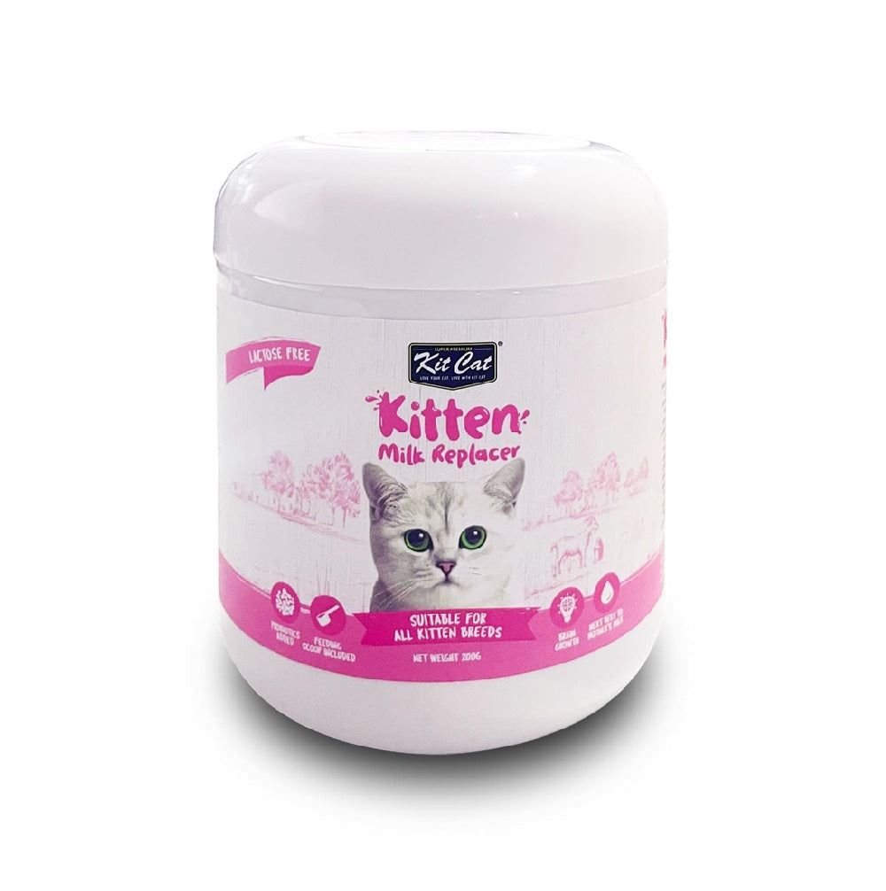 KIT CAT Kitten Milk Replacer with free Nursing Kit - 200 grams