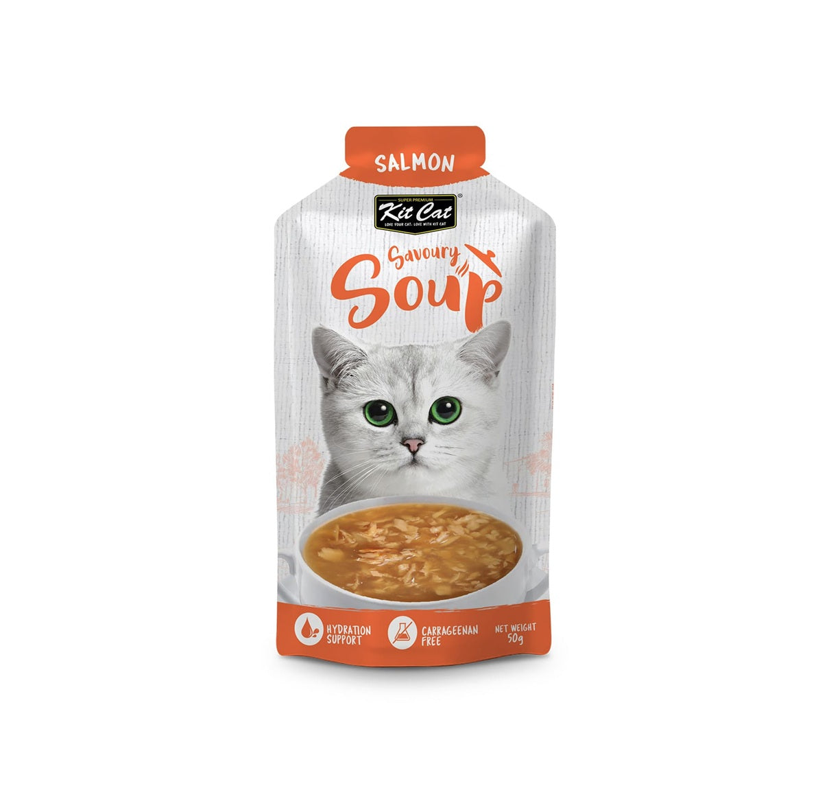KIT CAT Savoury Soup Salmon 300g ( 6 X 50g )