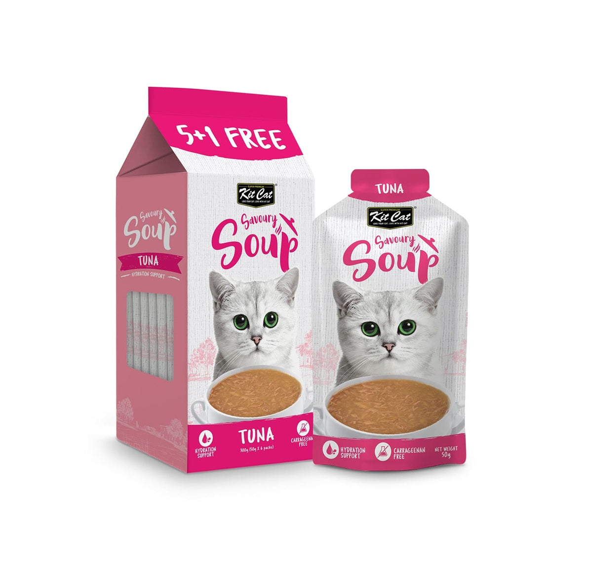 KIT CAT Savoury Soup Tuna 300g (6 X 50g)