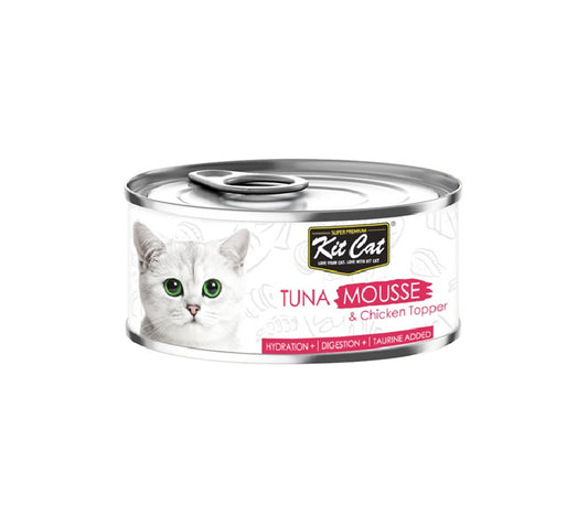 KIT CAT Tuna Mousse with Chicken Topper - 80 grams