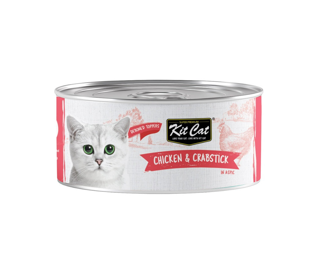 KIT CAT Wet Food Chicken and Crabstick - 80 grams
