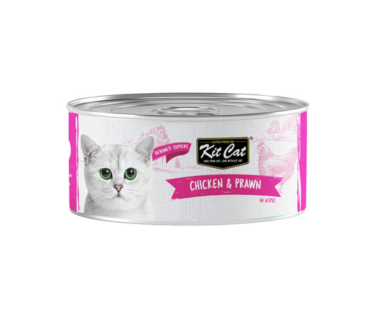KIT CAT Wet Food Chicken and Prawn - 80 grams