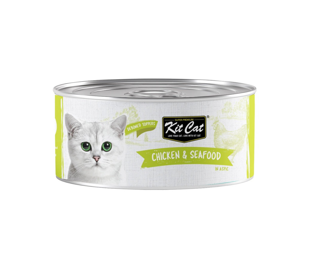 KIT CAT Wet Food Chicken and Seafood - 80 grams