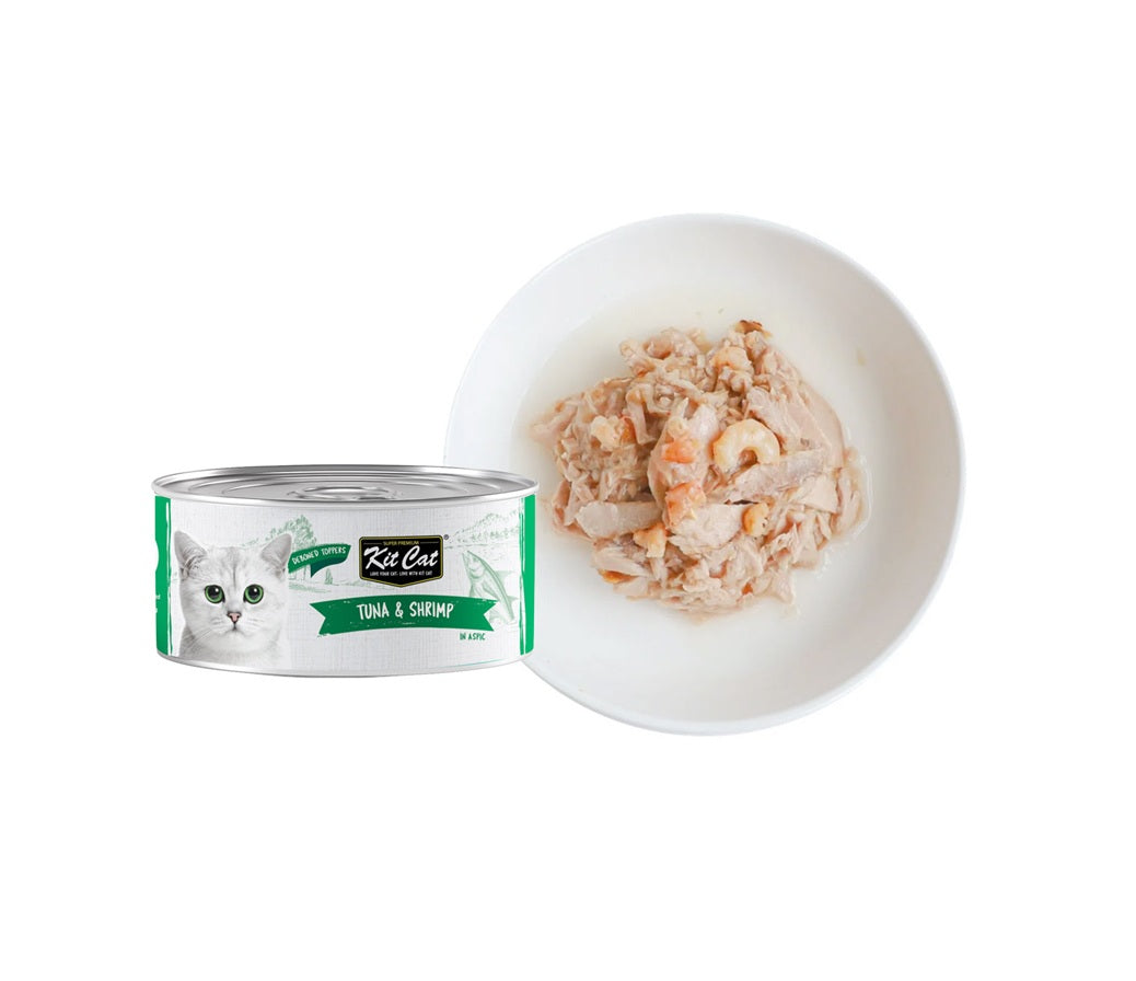 KIT CAT Wet Food Tuna and Shrimp - 80 grams