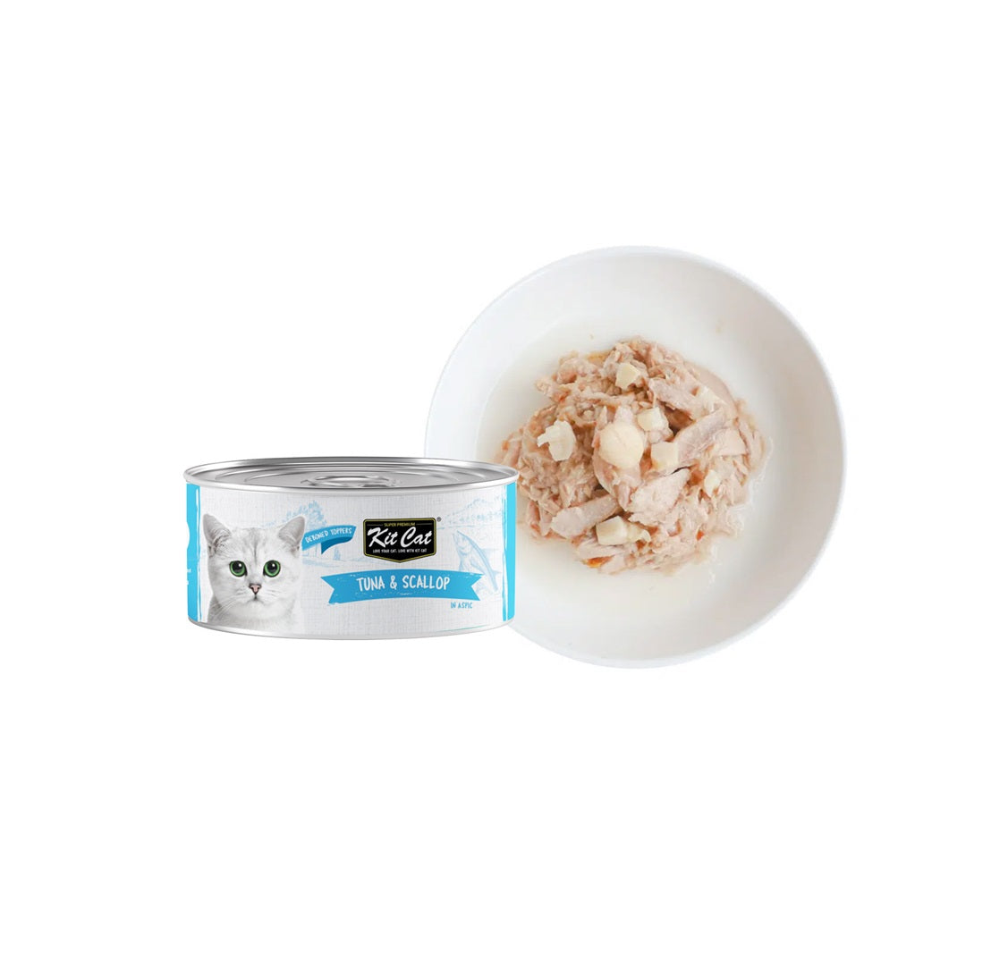 KIT CAT Wet Food Tuna and Scallop - 80grams