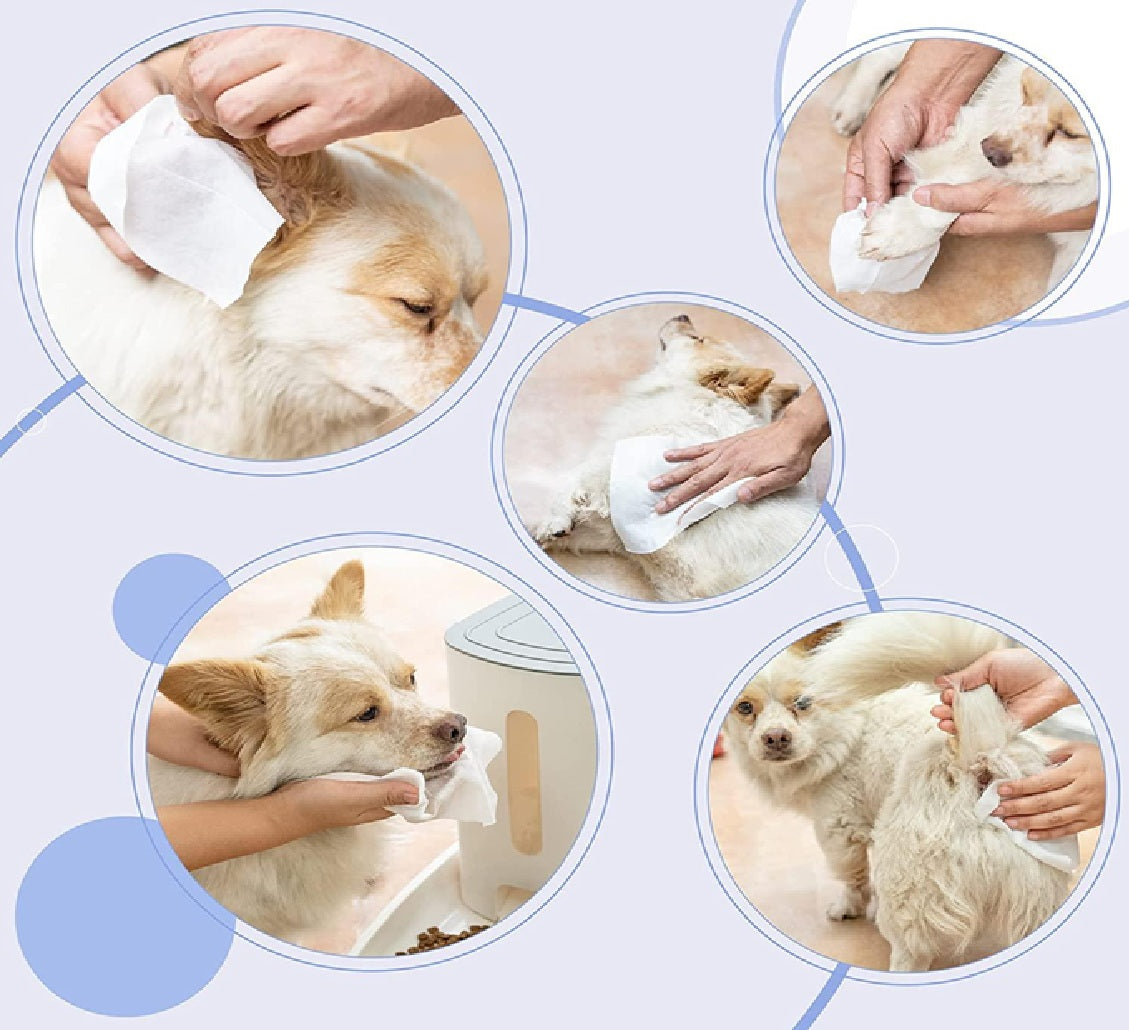 MEOW MATES Pet Wipes 80+4pcs