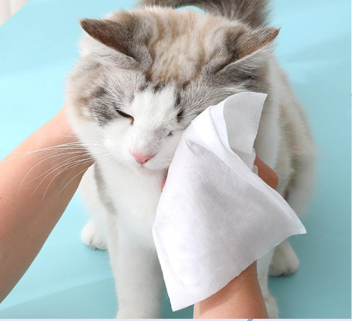 MEOW MATES Pet Wipes 80+4pcs
