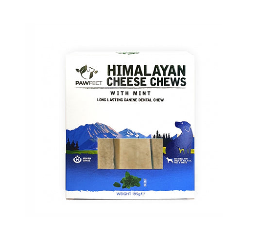 PAWFECT Himalayan Cheese Chew Bar With Mint 195g (3x65g)