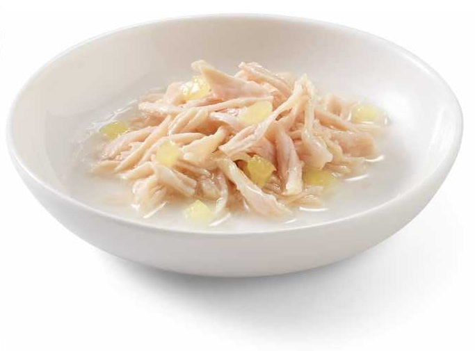 SCHESIR Cat Wet Food (Chicken with Pineapple) in cooking water - 75grams