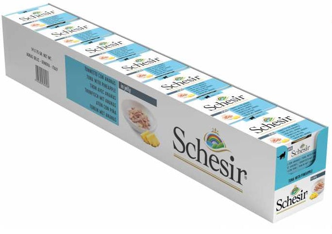 SCHESIR Cat Wet Food (Tuna with Pineapple) in Jelly - 75grams