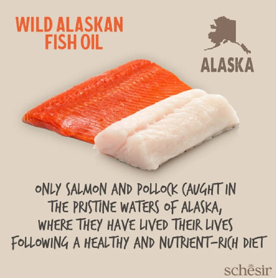 SCHESIR Grizzly Wild Alaskan Fish Oil Omega Plus