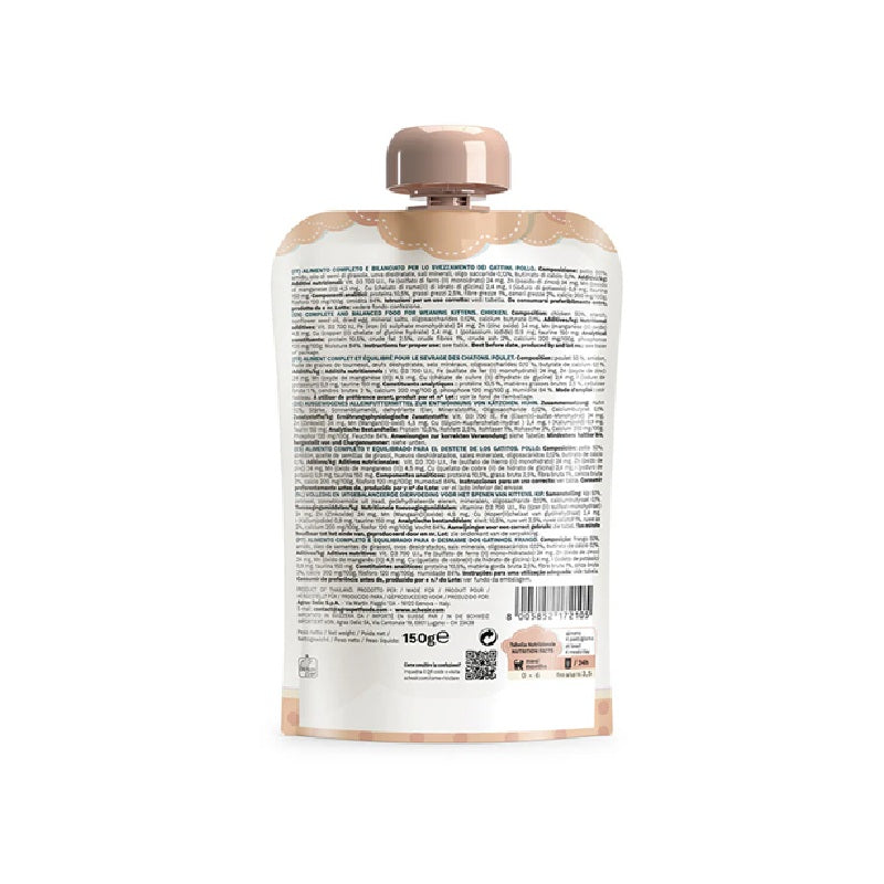 SCHESIR Kitten Pouch Cream 0-6 Chicken Wet Food