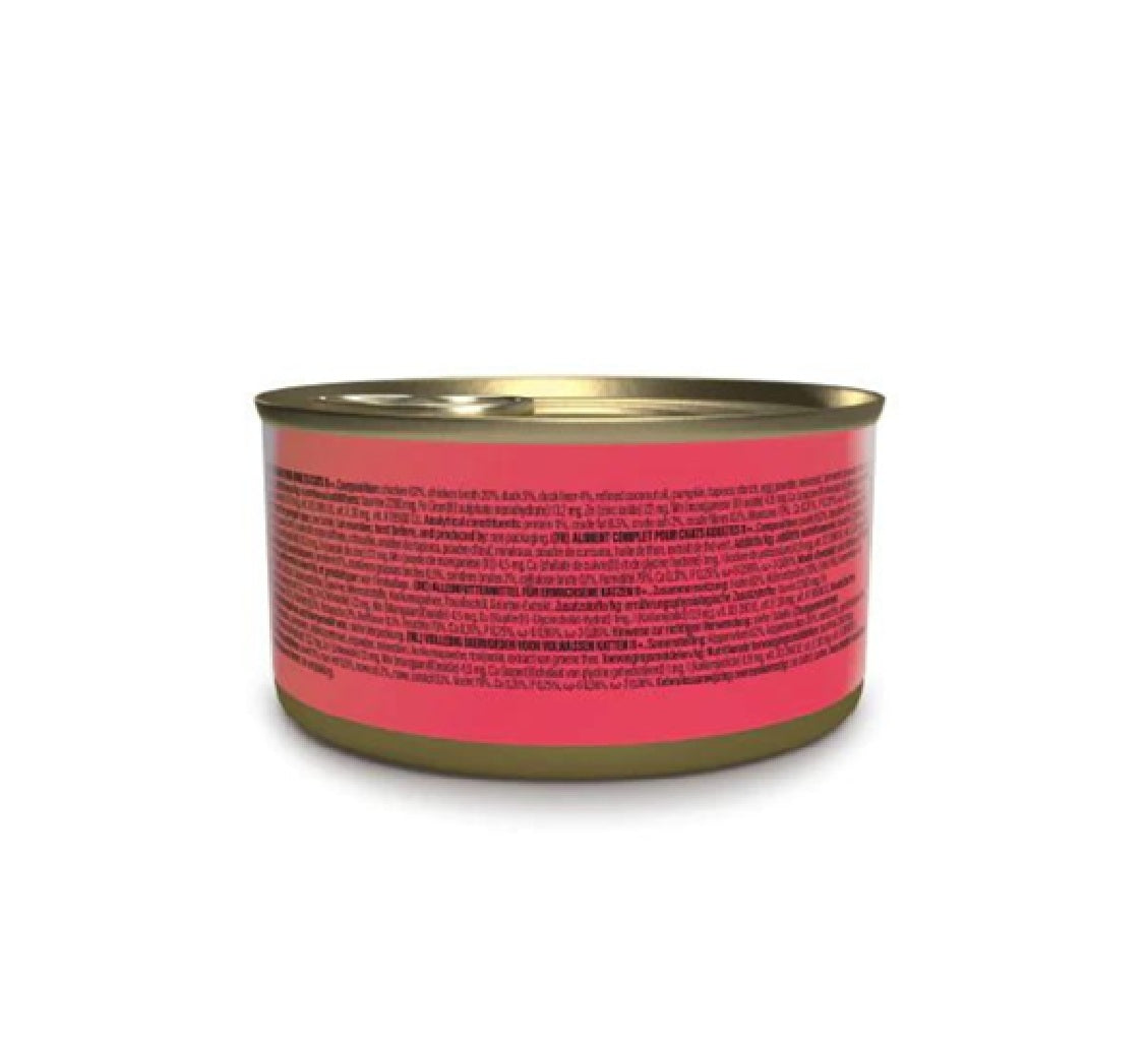 SCHESIR Silver Mousse & Fillets Senior Cat Wholefood - Chicken With Duck - 70g