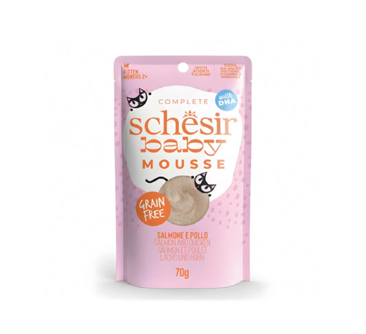 SCHESIR Baby Mousse Kitten - Salmon And Chicken 70g