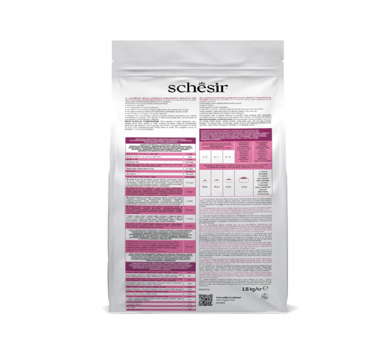 SCHESIR Kitten Cat Dry Food - Single Source Protein - Chicken