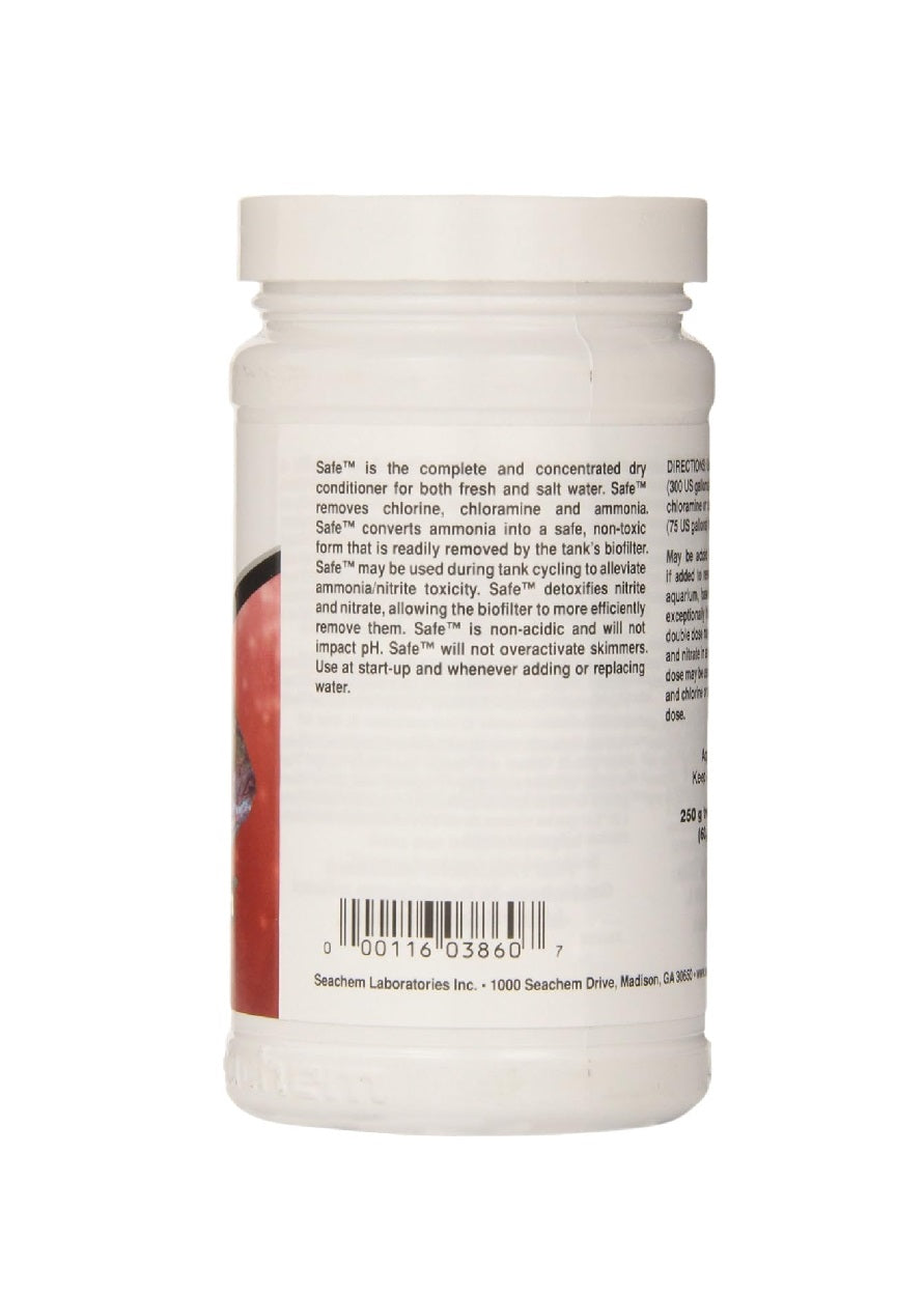 SEACHEM Safe (removes chlorine, chloramine and ammonia)