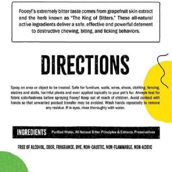 SYNERGY LABS Fooey! Ultra Bitter Spray - 473mL