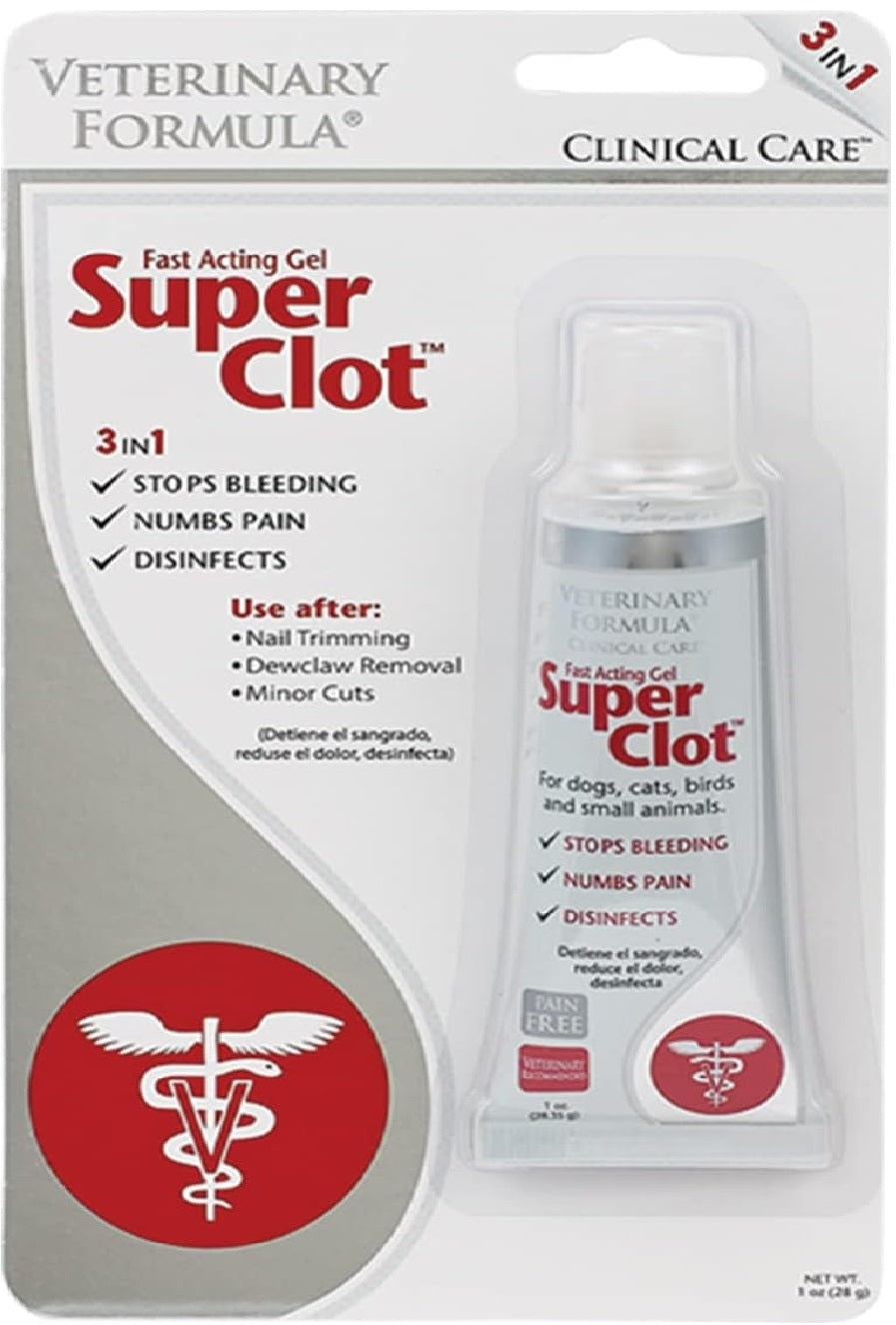 SYNERGY LABS Veterinary Formula Super Clot gel 28g (Blood Stopper)