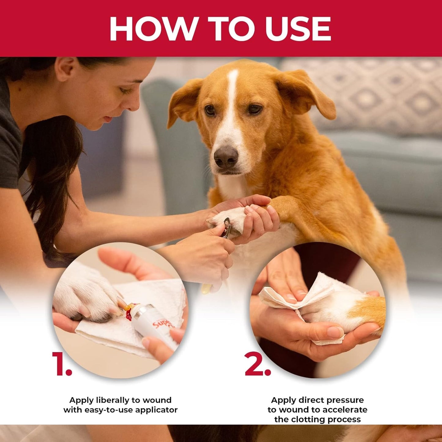 SYNERGY LABS Veterinary Formula Super Clot gel 28g (Blood Stopper)