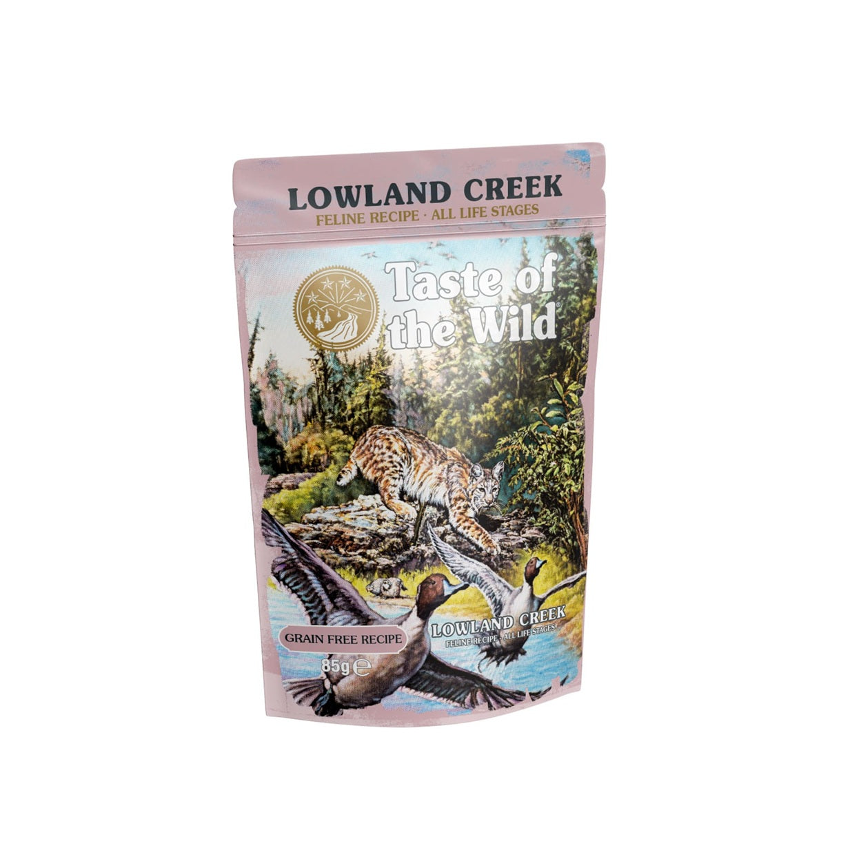 TASTE of the WILD Lowland Creek Cat Pouch Chunks in Gravy – 85g