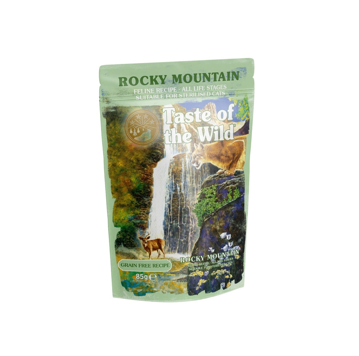TASTE of the WILD Rocky Mountain Cat Pouch Chunks in Gravy – 85g