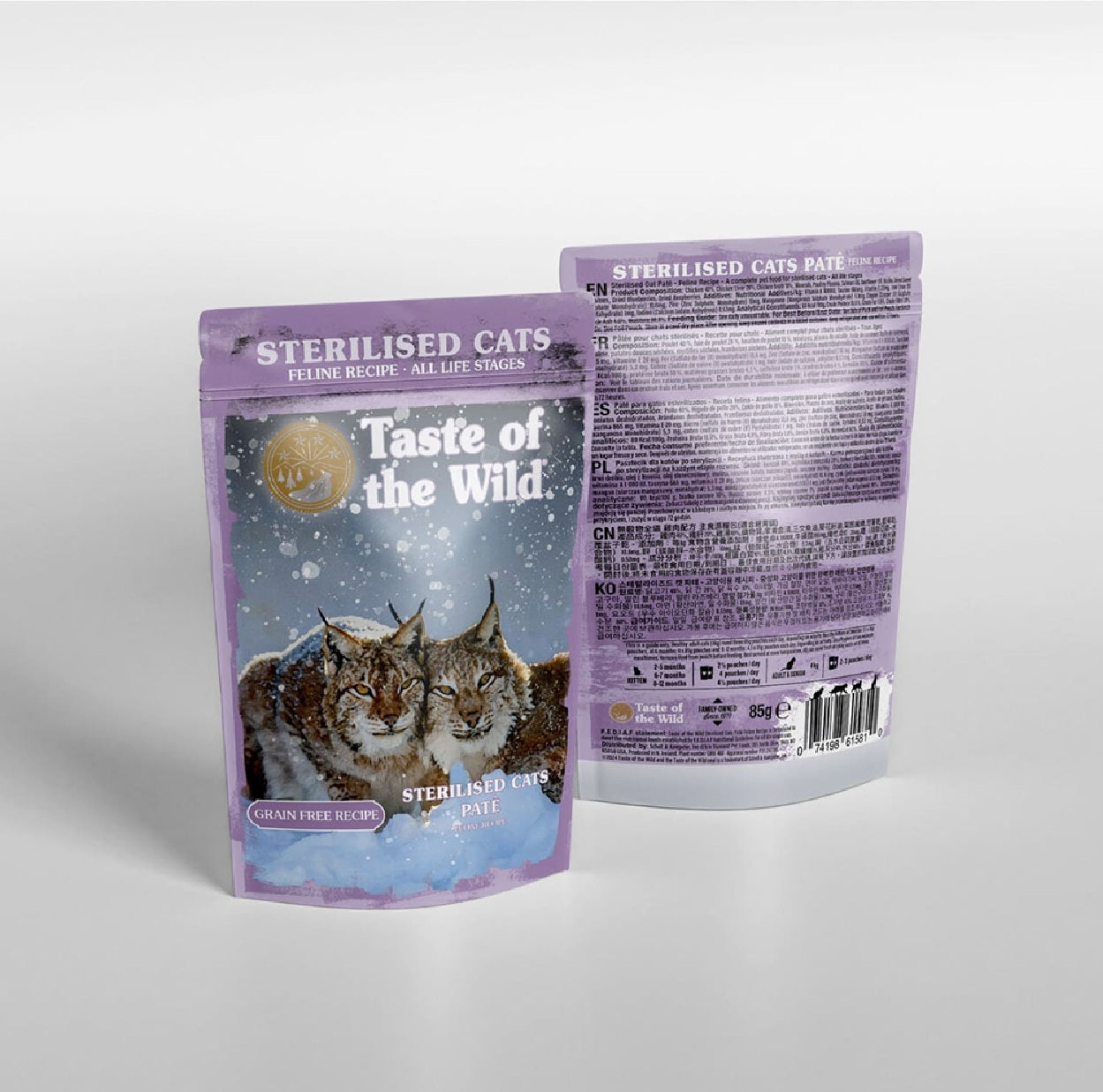 TASTE of the WILD Sterilised Cat Paté – 85g