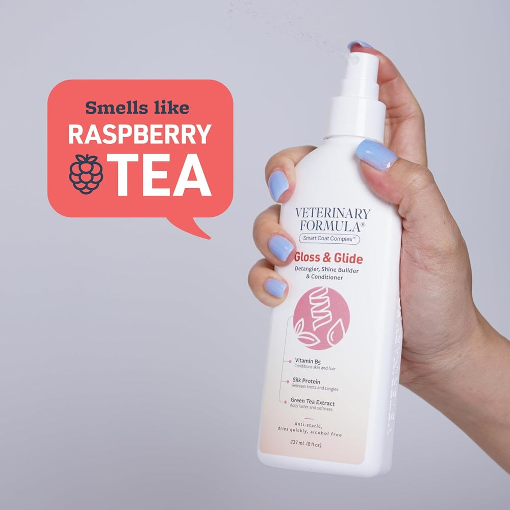 VETERINARY FORMULA Gloss and Glide Detangler, Shine and Conditioner 8 oz - 236ml