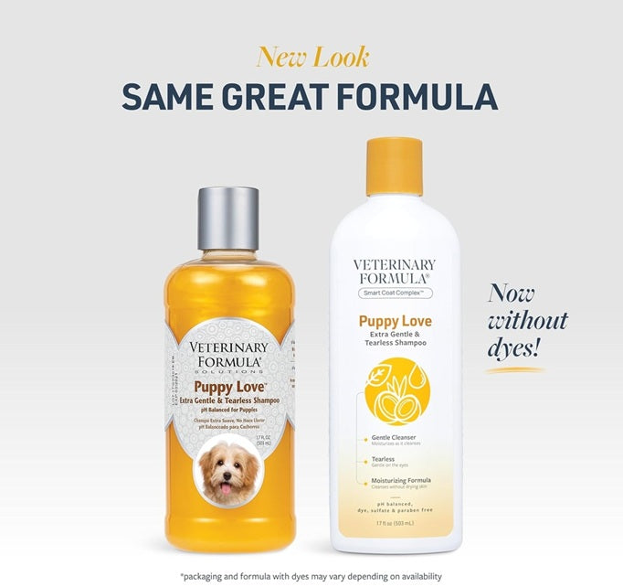 VETERINARY FORMULA Puppy Love Extra Gentle and Tearless Shampoo - 503mL