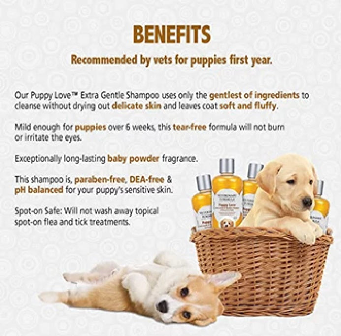 VETERINARY FORMULA Puppy Love Extra Gentle and Tearless Shampoo - 503mL