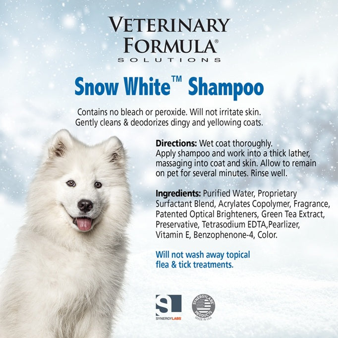 VETERINARY FORMULA Snow White Shampoo - 503mL