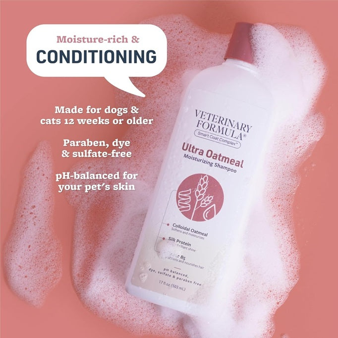 VETERINARY FORMULA Ultra Oatmeal Moisturizing Shampoo - 503mL