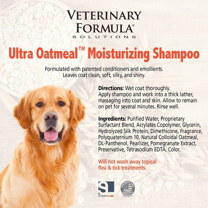 VETERINARY FORMULA Ultra Oatmeal Moisturizing Shampoo - 503mL