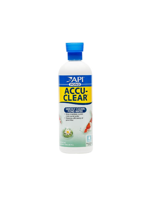 API Accu-clear Pond 16 oz (Quickly Clears Pond Water)