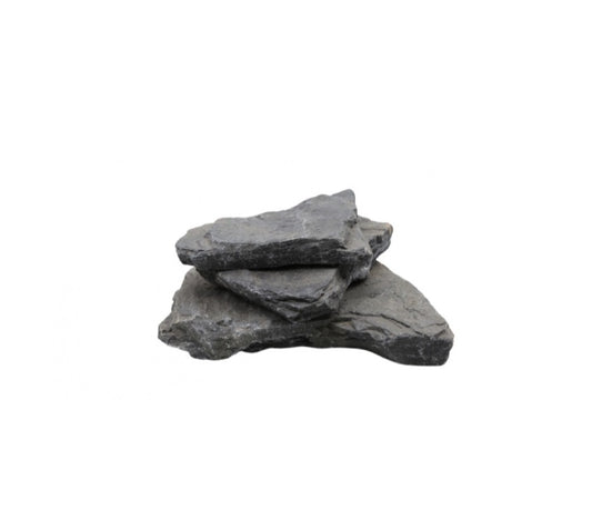 Aquarium Black Slate Stone - Natural Color - 15-25cm - price/kg