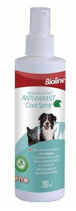 BIOLINE Anti-Parasite Coat Spray - Margosa Extract (207mL)