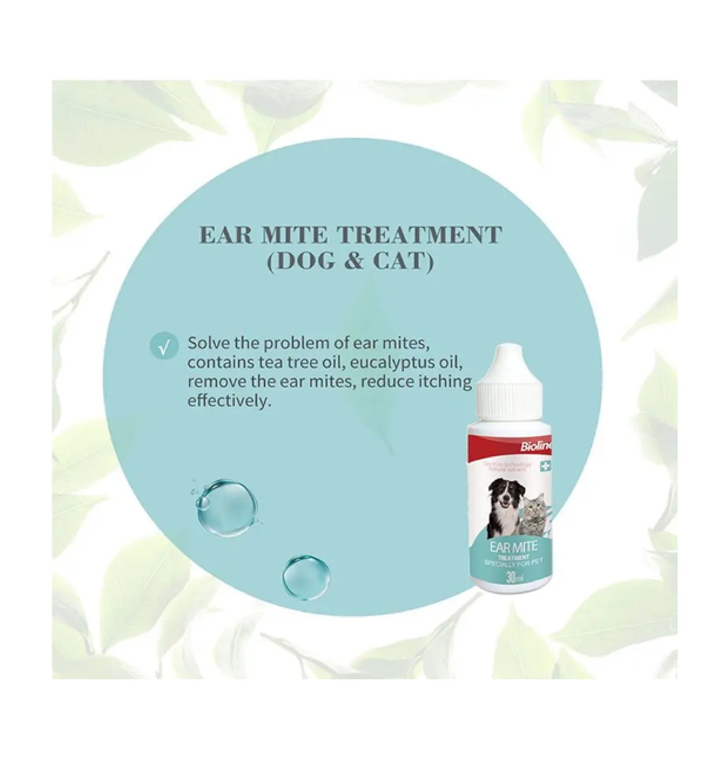 BIOLINE Ear Mite Treatment - 30mL