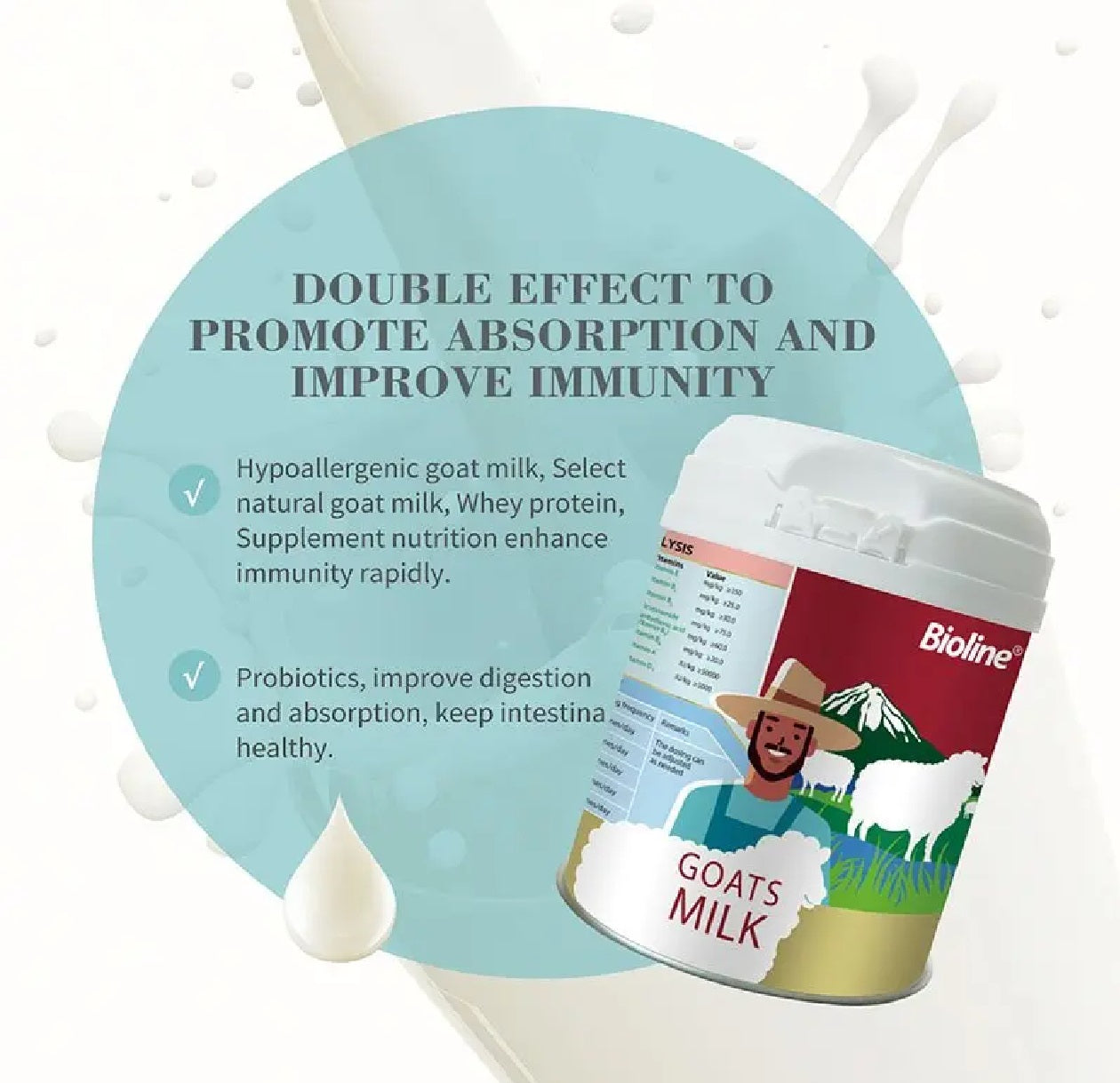 BIOLINE Dog and Cat Goat's Milk Powder - 200grams