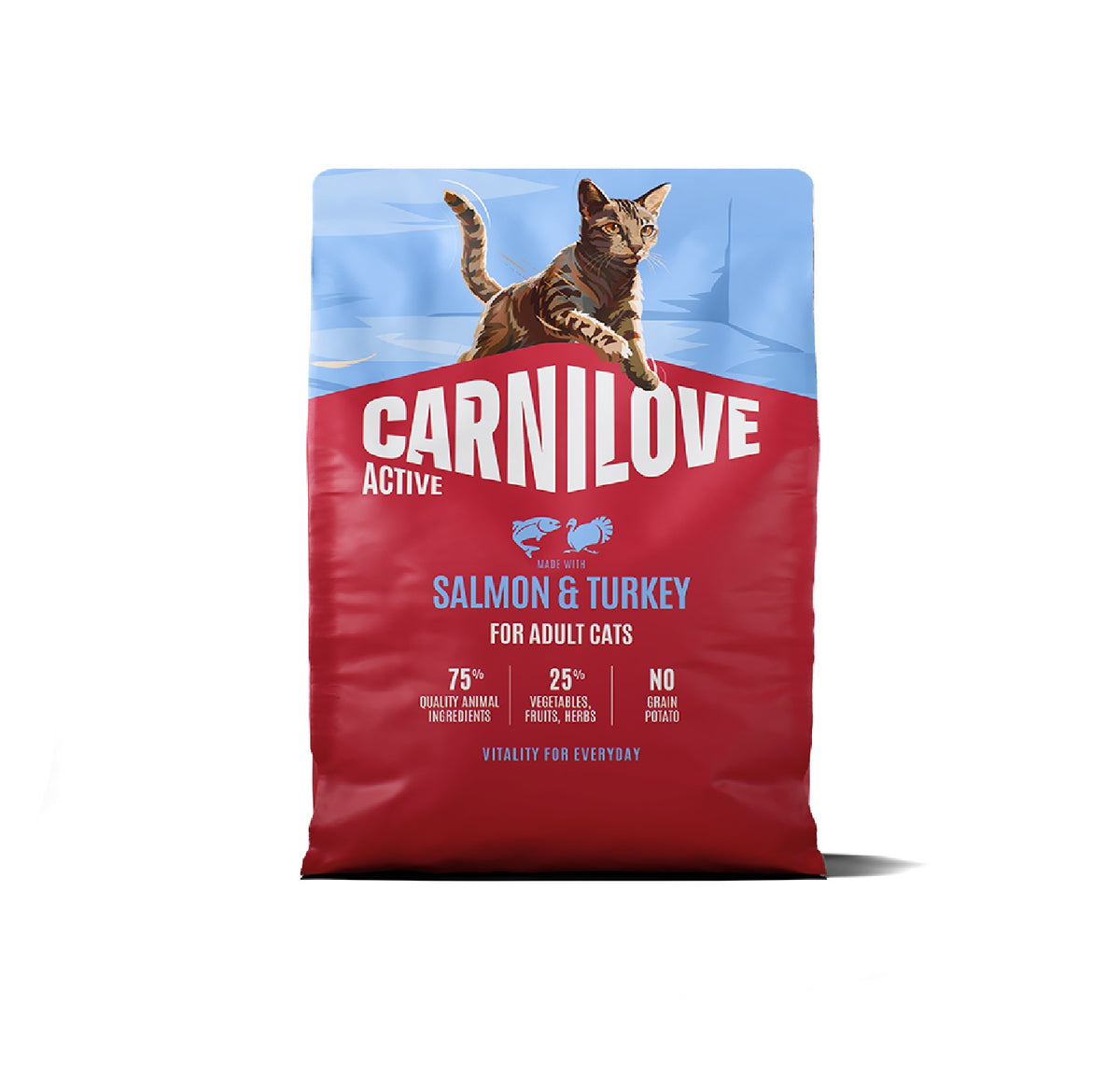 CARNILOVE Active Salmon & Turkey for Adult All Breeds Dry Cat Food