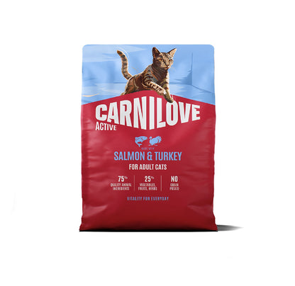CARNILOVE Active Salmon & Turkey for Adult All Breeds Dry Cat Food