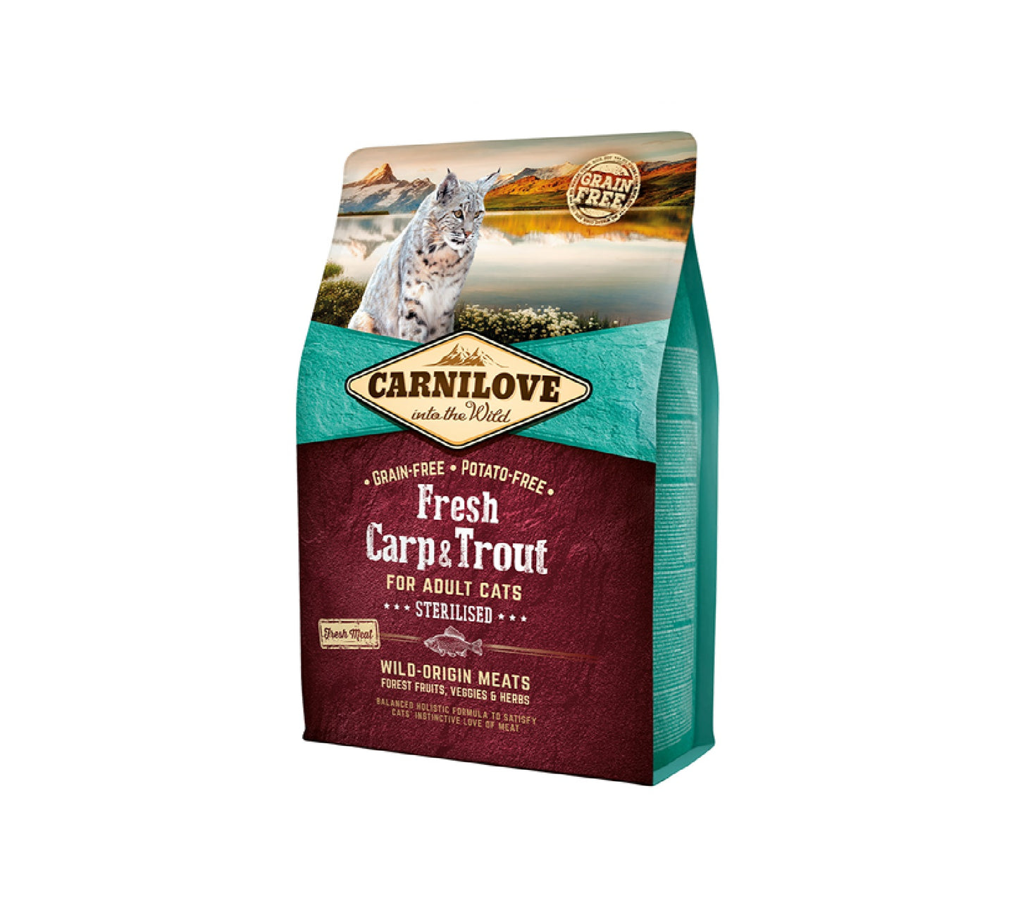 CARNILOVE Fresh Carp and Trout for Adult Cats